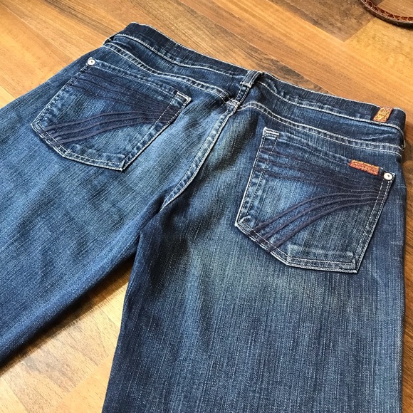 7FAMK DOJO style capri length cropped jeans - Picture 3 of 9